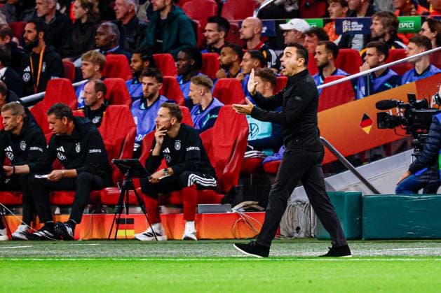 AMSTERDAM - Netherlands head coach Xavi Hernandez gestures during the UEFA Nations League match between the Netherlands and Germany at the Johan Cruijff ArenA on September 24, 2026, in Amsterdam, the Netherlands. MARCEL TER BALS ANP UEFA Nations League 2026 27 xVIxANPxSportx xMarcelxterxBalsxIVx 569966164 originalFilename: 569966164.jpg