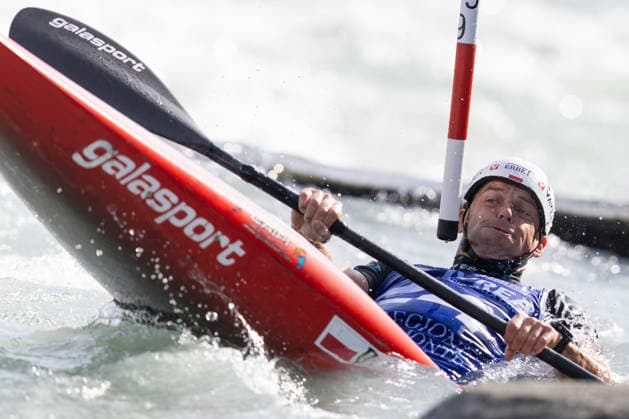 ICF Canoe Slalom European Championships Dariusz Popiela during ICF Canoe Slalom European Championships in Ivrea, Italy, on September 24, 2026 Ivrea Italy  Copyright: xFotoxOlimpikx originalFilename:jastrzebowski-icfcanoe260924_npA1Q.jpg