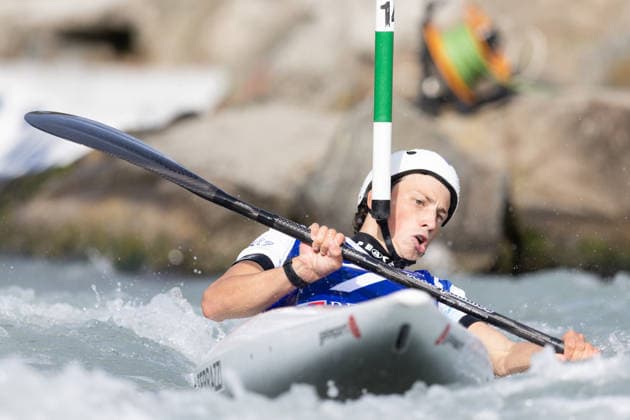 ICF Canoe Slalom European Championships Xabier Ferrazzi during ICF Canoe Slalom European Championships in Ivrea, Italy, on September 24, 2026 Ivrea Italy  Copyright: xFotoxOlimpikx originalFilename:jastrzebowski-icfcanoe260924_npDpq.jpg