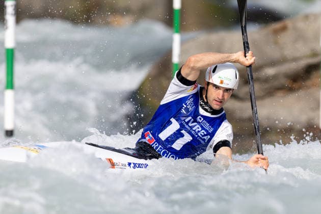 ICF Canoe Slalom European Championships Miquel Trave during ICF Canoe Slalom European Championships in Ivrea, Italy, on September 24, 2026 Ivrea Italy  Copyright: xFotoxOlimpikx originalFilename:jastrzebowski-icfcanoe260924_nppIh.jpg