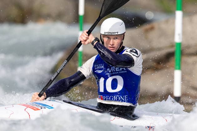 ICF Canoe Slalom European Championships Sam Leaver during ICF Canoe Slalom European Championships in Ivrea, Italy, on September 24, 2026 Ivrea Italy  Copyright: xFotoxOlimpikx originalFilename:jastrzebowski-icfcanoe260924_npu8U.jpg