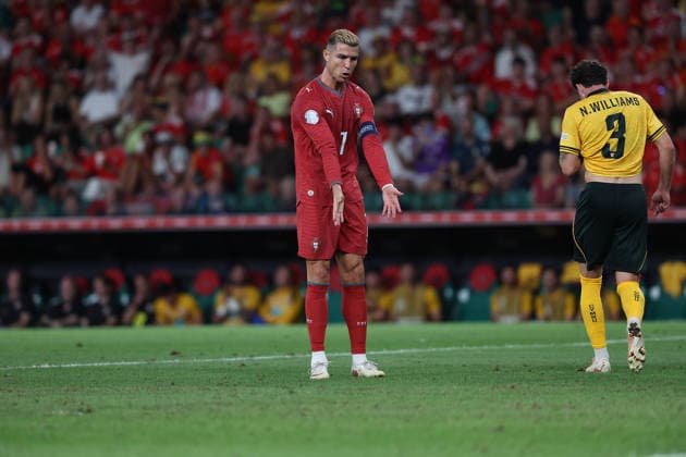 Lisbon, Portugal - September 24: Cristiano Ronaldo (Portugal) dissapointed during the UEFA Nations League 2026 27 League Phase Matchday 1 match between Portugal and Wales at Estadio Jose Alvalade on September 24, 2026 in Lisbon, Portugal Copyright: HMBxMedia JoaquimxFerreira