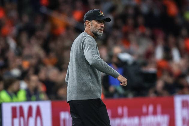Fussball, UEFA Nations League Saison 2026 2027 Gruppe A2 - 1.Spieltag Niederlande - Deutschland 24.09.2026, Johan Cruijff ArenA Jürgen Klopp (Trainer Deutschland) Amsterdam Johan Cruijff ArenA Niederlande