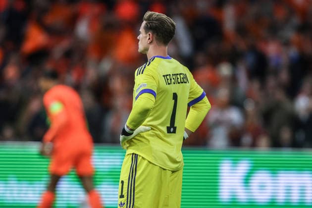 Fussball, UEFA Nations League Saison 2026 2027 Gruppe A2 - 1.Spieltag Niederlande - Deutschland 24.09.2026, Johan Cruijff ArenA Marc-Andre ter Stegen (Deutschland, 1) Amsterdam Johan Cruijff ArenA Niederlande