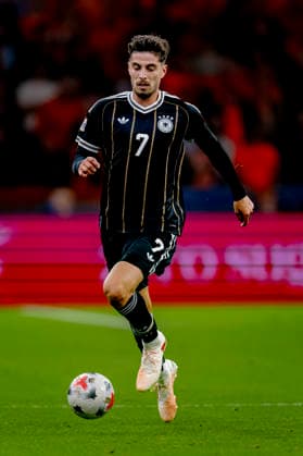 AMSTERDAM - Duitsland forward Kai Havertz during the UEFA Nations League match between Nederland and Duitsland at Johan Cruijff ArenA on 24 September 2026 in Amsterdam, Nederland. (Photo by DeFodi Images) -