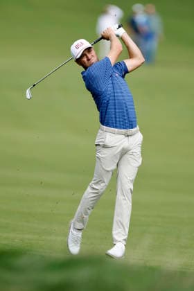 MEDINAH, IL - SEPTEMBER 24: Justin Thomas of the United States plays from the fairway at the first hole during Thursday s Four-ball matches on day one of the Presidents Cup 2026 on September 24, 2026 at Medinah Country Club in Medinah, Illinois. (Photo by Joe Robbins Icon Sportswire) GOLF: SEP 24 Presidents Cup EDITORIAL USE ONLY Icon573260924027