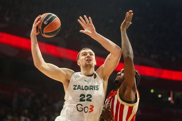 Crvena Zvezda Belgrade v Zalgiris Kaunas - EuroLeague BELGRADE, SERBIA - SEPTEMBER 24: Marek Blazevic (22) of Zalgiris Kaunas in action during EuroLeague Basketball Regular Season Round 1 game between Crvena Zvezda Meridianbet Belgrade v Zalgiris Kaunas at Belgrade Arena on September 24, 2026 in Belgrade, Serbia. Filip Stevanovic Anadolu Belgrade Serbia. Editorial use only. Please get in touch for any other usage.  Copyright: x2026xAnadoluxFilipxStevanovicx