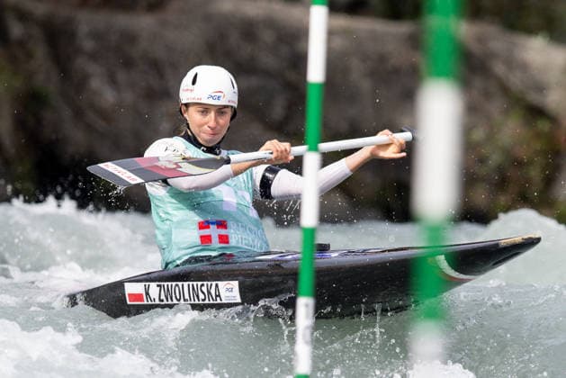 ICF Canoe Slalom European Championships Klaudia Zwolinska during ICF Canoe Slalom European Championships in Ivrea, Italy, on September 24, 2026 Ivrea Italy  Copyright: xFotoxOlimpikx originalFilename:jastrzebowski-icfcanoe260924_np8Uf.jpg