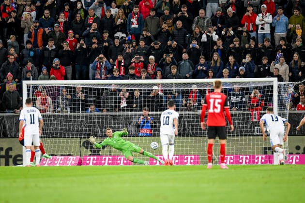 24.09.2026, Oberoesterreich Arena Linz, AUT, Uefa Nations League 2026 27 Group B - Oesterreich vs Israel, im Bild Daniel Peretz (ISR) UEFA Nations League 2026 27 Group B Match between Austria and Israel in Linz, Austria on 2026 09 24 Linz Oberoesterreich Austria