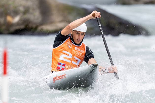 ICF Canoe Slalom European Championships Szymon Nowobilski during ICF Canoe Slalom European Championships in Ivrea, Italy, on September 24, 2026 Ivrea Italy  Copyright: xFotoxOlimpikx originalFilename:jastrzebowski-icfcanoe260924_npQAJ.jpg