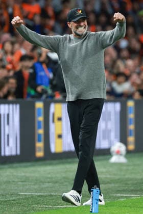 UEFA Nations League - 26 27 - Niederlande - Deutschland am 24.09.2026 in der Johan-Cruyff-Arena in Amsterdam Trainer Jürgen Juergen Jurgen Klopp (Deutschland) jubelt und freut sich