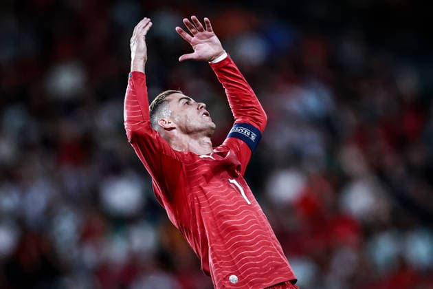September 24, 2026, Lisboa, Lisboa, Portugal: Cristiano Ronaldo of Portugal national team, Nationalteam reacts during the UEFA Nations League 2026Ã¢â‚¬27 League Phase Matchday 1 match between Portugal and Wales at Estadio Jose Alvalade in Lisbon, Portugal Lisboa Portugal - ZUMAg283 20260924_zsp_g283_067 Copyright: xJoaoxGregoriox