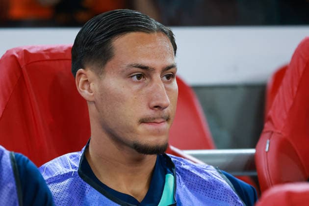 UEFA Nations League - 26 27 - Niederlande - Deutschland am 24.09.2026 in der Johan-Cruyff-Arena in Amsterdam, Younes Ebnoutalib (Deutschland 23) auf der Bank.