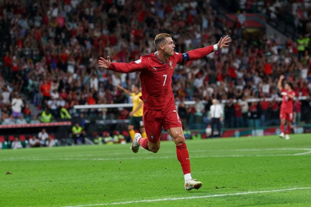 Lisbon, Portugal - September 24: David Brooks (Wales) seen celebrating after scoring goal, he™s celebrating too early the goal during the UEFA Nations League 2026 27 League Phase Matchday 1 match between Portugal and Wales at Estadio Jose Alvalade on September 24, 2026 in Lisbon, Portugal Copyright: HMBxMedia JoaquimxFerreira