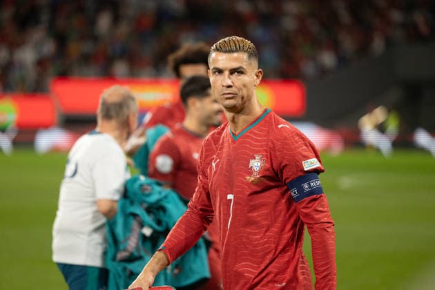 Cristiano Ronaldo Seen during UEFA Nations League teams of Portugal and Wales Estadio Jose Alvalade (Luis Loureiro Ball Raw Images PT) Lisboa Estadio Jose Alvalade Portugal Copyright: xLuisxLoureirox LLoureiroPortugalwales-5680