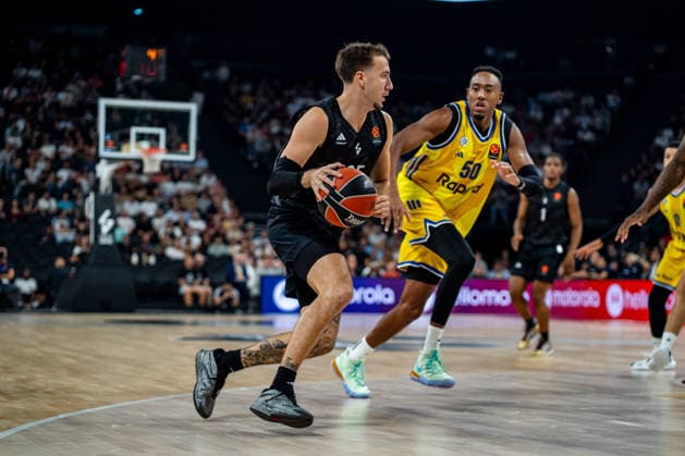 ASVEL - Maccabi Tel Aviv à Décines-Charpieu le 24 septembre 2026. Nicolas Liponne MAXPPP - Décines-Charpieu 24 09 2026 Hugo Besson lors du match de basket entre l ASVEL de Lyon-Villeurbanne et le Maccabi Tel Aviv dans le cadre de la 1re journée de la compétition européenne Turkish Airlines EuroLeague, à la LDLC Arena de Décines-Charpieu, le 24 septembre 2026. A basketball game between ASVEL Lyon-Villeurbanne and Maccabi Tel Aviv as part of the first round of the Turkish Airlines EuroLeague, at the LDLC Arena in Décines-Charpieu on September 24, 2026. Décines-Charpieu Auvergne Rhône-Alpes France  Copyright: xMAXPPPxNicolasxLiponnex NLP202609245756 NLP202609245756