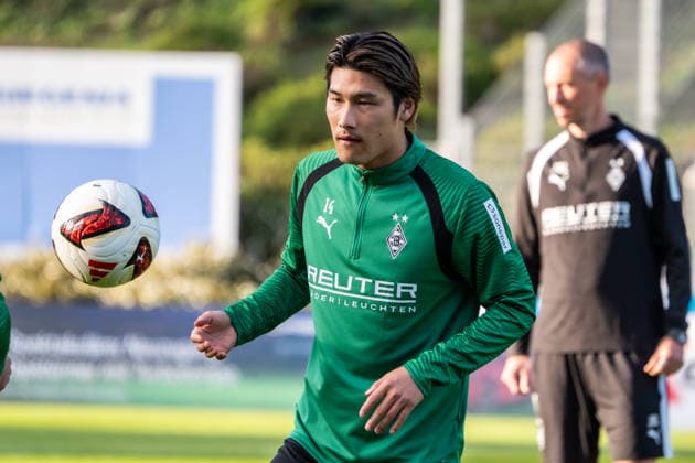 Deutschland: Freundschaftsspiel-Vorbereitung 2026 2027-Sportfreunde Siegen vs Borussia Mönchengladbach, Donnerstag 24.09.2026 - Leimbach-Stadion (Siegen): Daiki Hashioka (Borussia Mönchengladbach,14) Gesichtsausdruck, Emotionen, Mimik Siegen Leimbach-Stadion Deutschland Copyright: xOrhanxHabashx