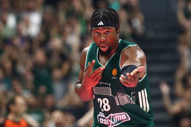 EuroLeague Basketball, Panathinaikos AKTOR Athens vs Paris Basketball - Guerschon Yabusele, 28 of Panathinaikos AKTOR Athens in action during the Euroleague regular season basketball match between Panathinaikos AKTOR Athens and Paris Basketball held at Telekom Center Athens, Greece, on September 25 2026 ATHENS Greece Copyright: xOnexInchxProductionsx 7097531