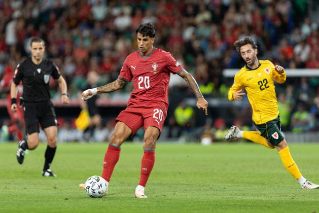 September 24, 2026, Lisbon, Lisbon, Portugal: Portugal and Barcelona defender JOAO CANCELO (20) in action during the game for Nations League between Portugal and Wales at Estadio Jose de Alvalade Lisbon Portugal - ZUMAs359 20260924_zsp_s359_086 Copyright: xAlexandrexdexSousax