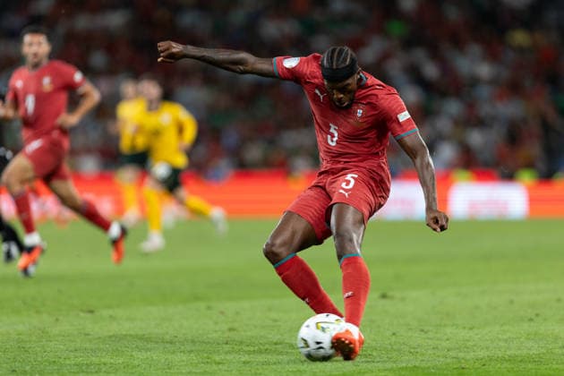 September 24, 2026, Lisbon, Lisbon, Portugal: Portugal and Lazio defender NUNO TAVARES (5)in action during the game for Nations League between Portugal and Wales at Estadio Jose de Alvalade Soccer 2026: Portugal 1:0 Wales  - ZUMAs359 20260924_zsp_s359_249 Copyright: xAlexandrexdexSousax