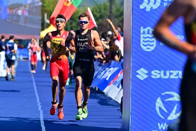 2026 World Triathlon Championship Finals Pontevedra Henry Haag of Germany is in action during the junior men race in 2026 World Triathlon Championship Finals Pontevedra at Pontevedra on September 24, 2026 in Pontevedra, Spain. Pontevedra Pontevedra Spain Copyright: xKaanxUcele PSxImagesxKaanxUcele PSxImagesx
