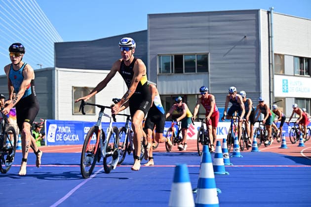 2026 World Triathlon Championship Finals Pontevedra Christian Ache of Germany is in action during the junior men race in 2026 World Triathlon Championship Finals Pontevedra at Pontevedra on September 24, 2026 in Pontevedra, Spain. Pontevedra Pontevedra Spain Copyright: xKaanxUcele PSxImagesxKaanxUcele PSxImagesx