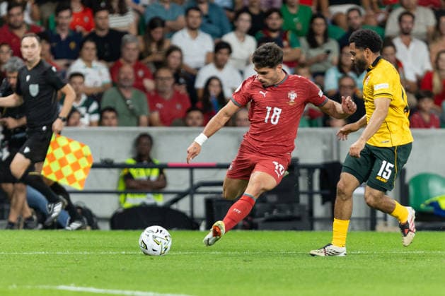 September 24, 2026, Lisbon, Lisbon, Portugal: Portugal and Chelsea forward PEDRO NETO (18) in action during the game for Nations League between Portugal and Wales at Estadio Jose de Alvalade Lisbon Portugal - ZUMAs359 20260924_zsp_s359_195 Copyright: xAlexandrexdexSousax