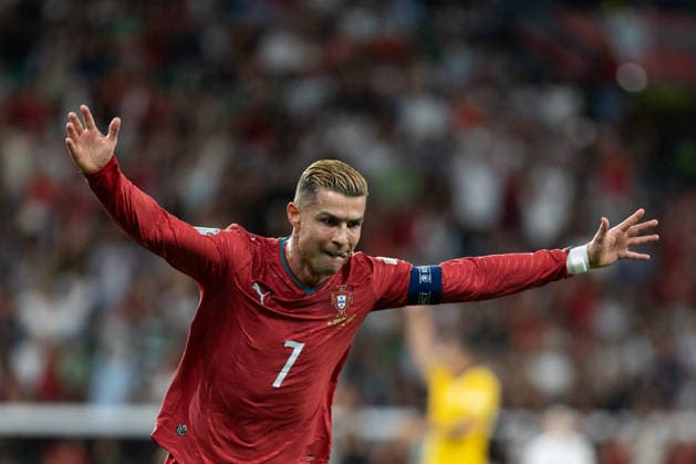 September 24, 2026, Lisbon, Lisbon, Portugal: Portugal and Al-Nassr forward CRISTIANO RONALDO (7) celebrating after scoring a goal during the game for Nations League between Portugal and Wales at Estadio Jose de Alvalade Lisbon Portugal - ZUMAs359 20260924_zsp_s359_200 Copyright: xAlexandrexdexSousax
