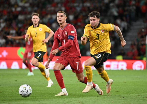 Portugal v Wales - UEFA Nations League LISBON, PORTUGAL - SEPTEMBER 24: Cristiano Ronaldo of Portugal in action during the UEFA Nations League 2026 27 Group A4 League Phase match between Portugal and Wales at Estadio Jose Alvalade on September 24, 2026 in Lisbon, Portugal. Alex Juarez Anadolu Lizbon Portugal. Editorial use only. Please get in touch for any other usage.  Copyright: x2026xAnadoluxAlexxJuarezx