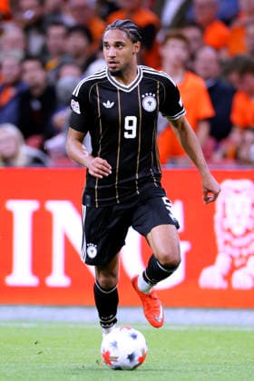 EBNOUTALIB Younes Team Deutschland UEFA Nations League 2026 - 2027 Spiel Holland - Deutschland 1 : 1 am 24.September 2026 in Amsterdam DFL REGULATIONS PROHIBIT ANY USE OF PHOTOGRAPHS as IMAGE SEQUENCES and or QUASI-VIDEO Copyright: xLacixPerenyix