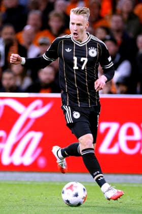FUEHRICH Chris Team Deutschland UEFA Nations League 2026 - 2027 Spiel Holland - Deutschland 1 : 1 am 24.September 2026 in Amsterdam DFL REGULATIONS PROHIBIT ANY USE OF PHOTOGRAPHS as IMAGE SEQUENCES and or QUASI-VIDEO Copyright: xLacixPerenyix
