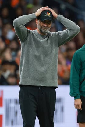 UEFA Nations League - 26 27 - Niederlande - Deutschland am 24.09.2026 in der Johan-Cruyff-Arena in Amsterdam Trainer Jürgen Juergen Jurgen Klopp (Deutschland) unzufrieden, enttäuscht, enttaeuscht, niedergeschlagen