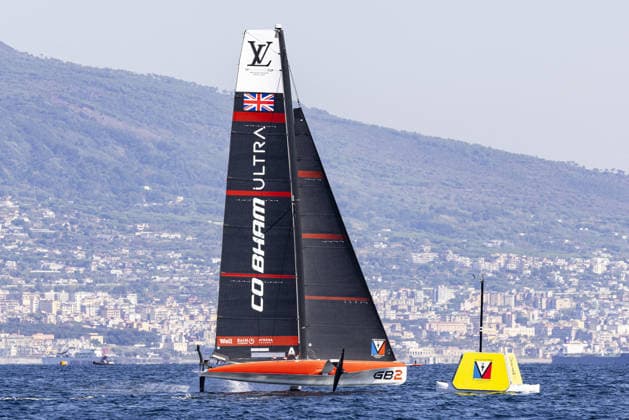 OTHER - Sailing - The Louis Vuitton 38th America s Cup Preliminary Regatta in Naples Photo by IPA ABACAPRESS.COM88922522 - Official Practice Races ahead of the Louis Vuitton 38th America s Cup Preliminary Regatta in Naples. Teams including Emirates Team New Zealand, Luna Rossa, GB1, Tudor Team Alinghi, and other international syndicates are testing their boats and fine-tuning their performance on the race course during the Louis Vuitton 38th America s Cup Preliminary Regatta in Naples, Italy, on September 24, 2026. Napoli Italy  Copyright: xIPAxSport ABACAx