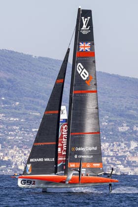 OTHER - Sailing - The Louis Vuitton 38th America s Cup Preliminary Regatta in Naples Photo by IPA ABACAPRESS.COM88922578 - Official Practice Races ahead of the Louis Vuitton 38th America s Cup Preliminary Regatta in Naples. Teams including Emirates Team New Zealand, Luna Rossa, GB1, Tudor Team Alinghi, and other international syndicates are testing their boats and fine-tuning their performance on the race course during the Louis Vuitton 38th America s Cup Preliminary Regatta in Naples, Italy, on September 24, 2026. Napoli Italy  Copyright: xIPAxSport ABACAx