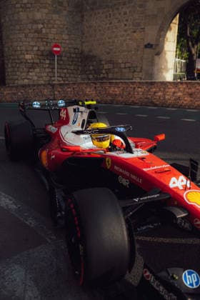 FORMULA 1 Qatar Airways Azerbaijan Grand Prix 44Lewis Hamilton (Scuderia Ferrari HP, 44) in FP2 at the FORMULA 1 Qatar Airways Azerbaijan Grand Prix 2026 2026 24 9 2026 Copyright: xTomxBaigentx