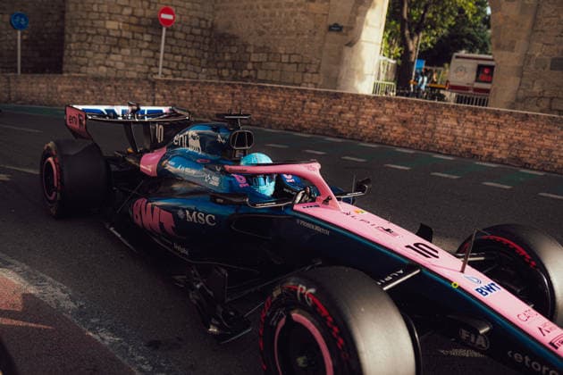 FORMULA 1 Qatar Airways Azerbaijan Grand Prix 10Pierre Gasly (BWT Alpine F1 Team, 10) in FP2 at the FORMULA 1 Qatar Airways Azerbaijan Grand Prix 2026 2026 24 9 2026 Copyright: xTomxBaigentx