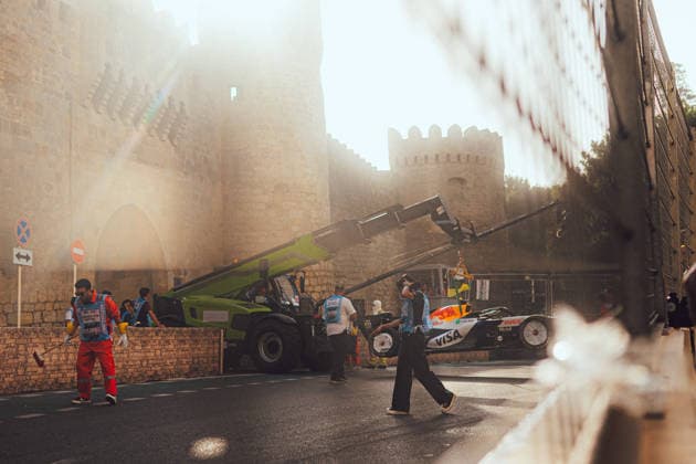 FORMULA 1 Qatar Airways Azerbaijan Grand Prix 41Arvid Lindblad (Visa Cash App Racing Bulls Formula One Team, 41) in FP2 at the FORMULA 1 Qatar Airways Azerbaijan Grand Prix 2026 2026 24 9 2026 Copyright: xTomxBaigentx