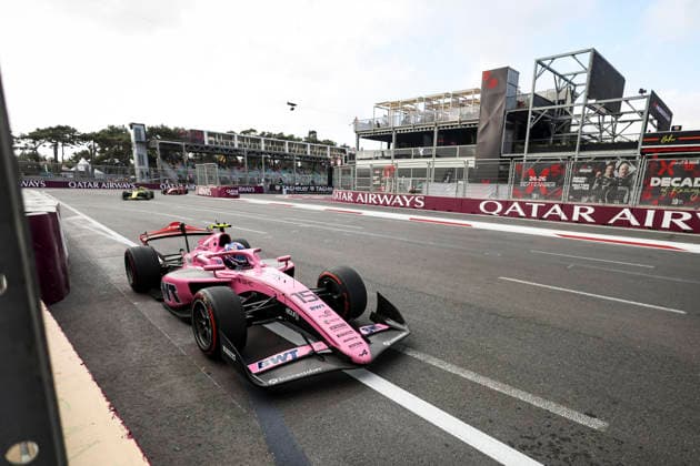 AUTO - FORMULA 2 2026 - BAKU 15 DUNNE Alex (irl), Rodin Motorsport, Dallara F2 2024, action during the 12th round of the 2026 FIA Formula 2 Championship from September 24 to 26, 2026 on the Baku City Circuit, in Baku, Azerbaijan - BakuAzerbaijan  Copyright: xXavixBonillax