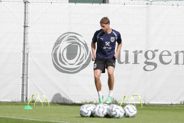 SOCCER - NL, AUT vs KOS VIENNA,AUSTRIA,25.SEP.26 - SOCCER - UEFA Nations League, group stage, OEFB international match, Länderspiel, Nationalmannschaft Austria vs Kosovo, preview, training team AUT. Image shows Alexander Prass (AUT).  GEPAxpictures xDavidxBitzan