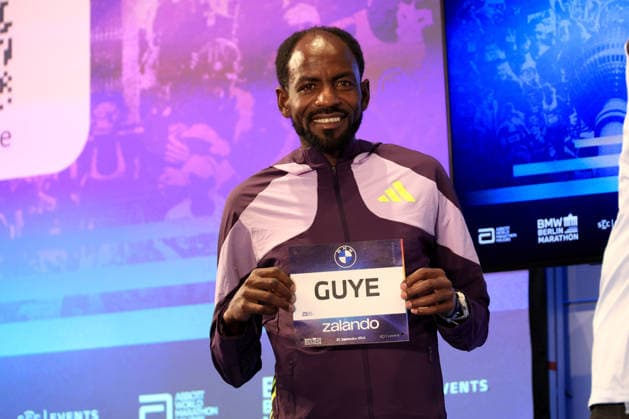 25.09.2026, Leichtathletik, GER DEU, Berlin, Deutschland, Berlin Marathon PK, Die Spitzenlaeufer Adola Guye ( ETH ) nordphoto GmbH Engler Berlin Berlin Berlin Deutschland Copyright: xNordphotox xEnglerx