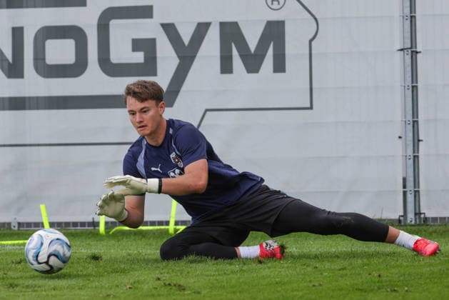 SOCCER - NL, AUT vs KOS VIENNA,AUSTRIA,25.SEP.26 - SOCCER - UEFA Nations League, group stage, OEFB international match, Länderspiel, Nationalmannschaft Austria vs Kosovo, preview, training team AUT. Image shows christian zawieschitzky (AUT).  GEPAxpictures xDavidxBitzan