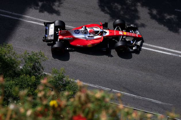 F1 - AZERBAIJAIN GRAND PRIX 2026 16 LECLERC Charles (mco), Scuderia Ferrari SF-26, action during the 2026 Formula 1 Azerbaijan Grand Prix, 15th round of the 2026 Formula One World Championship, WM, Weltmeisterschaft from September 24 to 26, 2026 on the Baku City Circuit, in Baku, Azerbaijan - BakuAzerbaijan  Copyright: xDPPIx