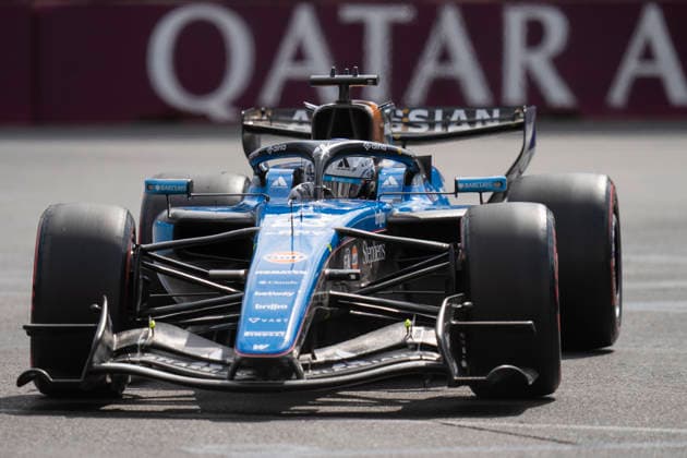 FORMULA 1 AZERBAIJAN GRAND PRIX 2026 Alexander Albon (THA) 23 Williams F1 Team in practice during the Formula 1 Qatar Airways Azerbaijan Grand Prix 2026, Round 15 of the 2026 Formula 1 World Championship, WM, Weltmeisterschaft from 24th - 26th September 2026 at the Baku City Circuit, Baku, Azerbaijan. Credit: Robbie Hoad Every Second Media Editorial use only. All images are copyright Every Second Media Limited. No images may be reproduced without prior permission. Copyright: xIMAGO EveryxSecondxMediax ESM-2183-0332 RobbiexHoadx xEveryxSecondxMediax