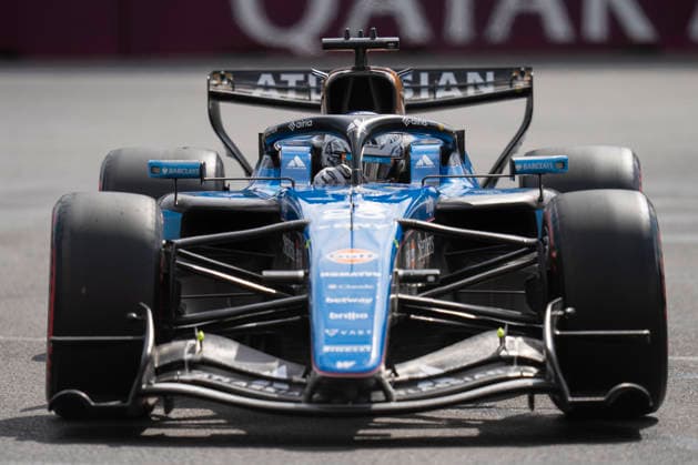 FORMULA 1 AZERBAIJAN GRAND PRIX 2026 Alexander Albon (THA) 23 Williams F1 Team in practice during the Formula 1 Qatar Airways Azerbaijan Grand Prix 2026, Round 15 of the 2026 Formula 1 World Championship, WM, Weltmeisterschaft from 24th - 26th September 2026 at the Baku City Circuit, Baku, Azerbaijan. Credit: Robbie Hoad Every Second Media Editorial use only. All images are copyright Every Second Media Limited. No images may be reproduced without prior permission. Copyright: xIMAGO EveryxSecondxMediax ESM-2183-0333 RobbiexHoadx xEveryxSecondxMediax