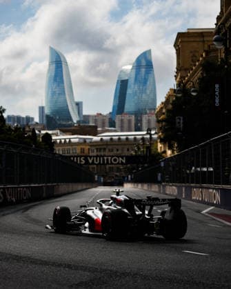 F1 - AZERBAIJAIN GRAND PRIX 2026 05 BORTOLETO Gabriel (bra), Audi F1 Team R26, action during the 2026 Formula 1 Azerbaijan Grand Prix, 15th round of the 2026 Formula One World Championship, WM, Weltmeisterschaft from September 24 to 26, 2026 on the Baku City Circuit, in Baku, Azerbaijan - BakuAzerbaijan  Copyright: xFLORENTxGOODENx