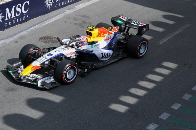 AZERBAIJAN, BAKU - SEPTEMBER 25, 2026: Visa Cash App Racing Bulls F1 Team driver Liam Lawson is seen during a practice session for the 2026 Formula One Azerbaijan Grand Prix at the Baku City Circuit 2026 Formula One Azerbaijan Grand Prix  - ZUMAt113 20260925_zaa_t113_158 Copyright: xDanilxAikinx