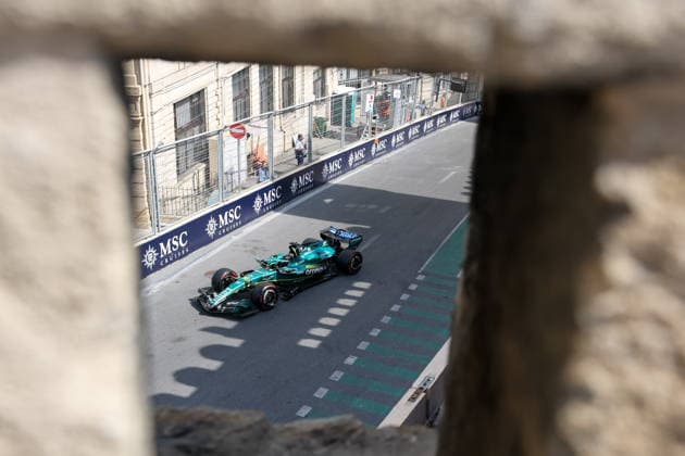 AZERBAIJAN, BAKU - SEPTEMBER 25, 2026: Aston Martin Aramco F1 Team driver Lance Stroll is seen during a practice session for the 2026 Formula One Azerbaijan Grand Prix at the Baku City Circuit 2026 Formula One Azerbaijan Grand Prix  - ZUMAt113 20260925_zaa_t113_159 Copyright: xDanilxAikinx
