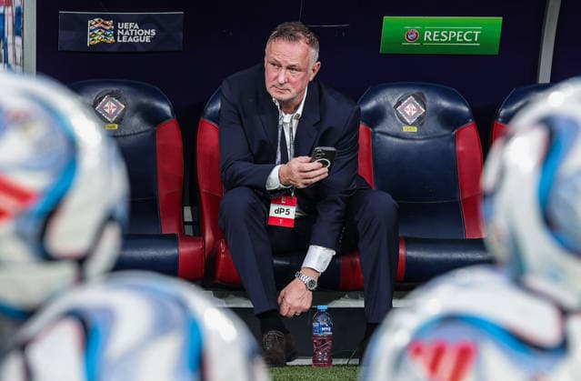 UEFA Nations League Group Stage, Boris Paitchadze Dinamo Arena, Tbilisi, Georgia 25 9 2026 Georgia vs Northern Ireland Northern Ireland manager Micheal O™Neill ahead of the match Micheal O™Neill ahead of the match 25 9 2026  Copyright: xx Georgia v N Ireland_015