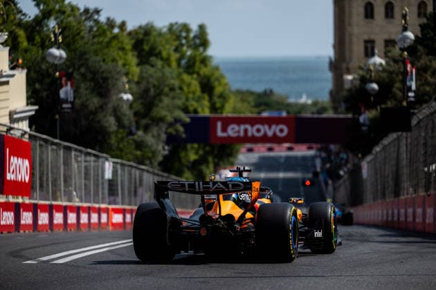 F1 - AZERBAIJAIN GRAND PRIX 2026 81 PIASTRI Oscar (aus), McLaren F1 Team MCL40, action during the 2026 Formula 1 Azerbaijan Grand Prix, 15th round of the 2026 Formula One World Championship, WM, Weltmeisterschaft from September 24 to 26, 2026 on the Baku City Circuit, in Baku, Azerbaijan - BakuAzerbaijan  Copyright: xALBERTOxVIMERCATIx