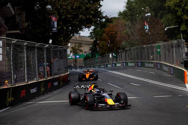 F1 - AZERBAIJAIN GRAND PRIX 2026 03 VERSTAPPEN Max (nld), Red Bull Racing Ford RB22, action during the 2026 Formula 1 Azerbaijan Grand Prix, 15th round of the 2026 Formula One World Championship, WM, Weltmeisterschaft from September 24 to 26, 2026 on the Baku City Circuit, in Baku, Azerbaijan - BakuAzerbaijan  Copyright: xALBERTOxVIMERCATIx